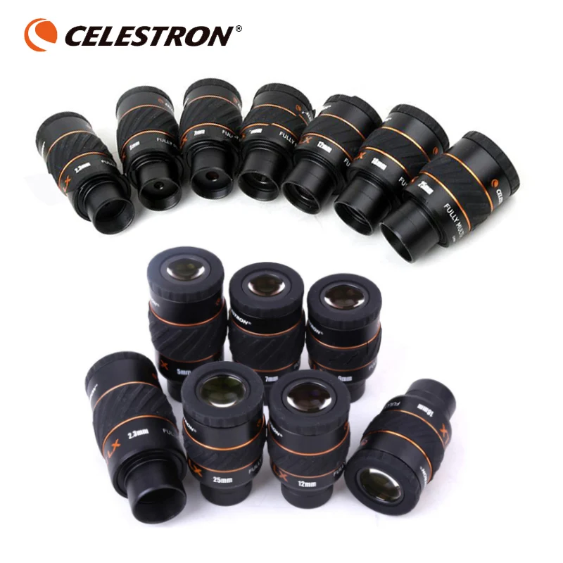 Celestron X-CEL Lx 2.3Mm 5Mm 7Mm 9Mm 12Mm 18Mm 25Mm Ocular 60 Degrees Astronomy Telescope Big Nebula Planetary Ocular