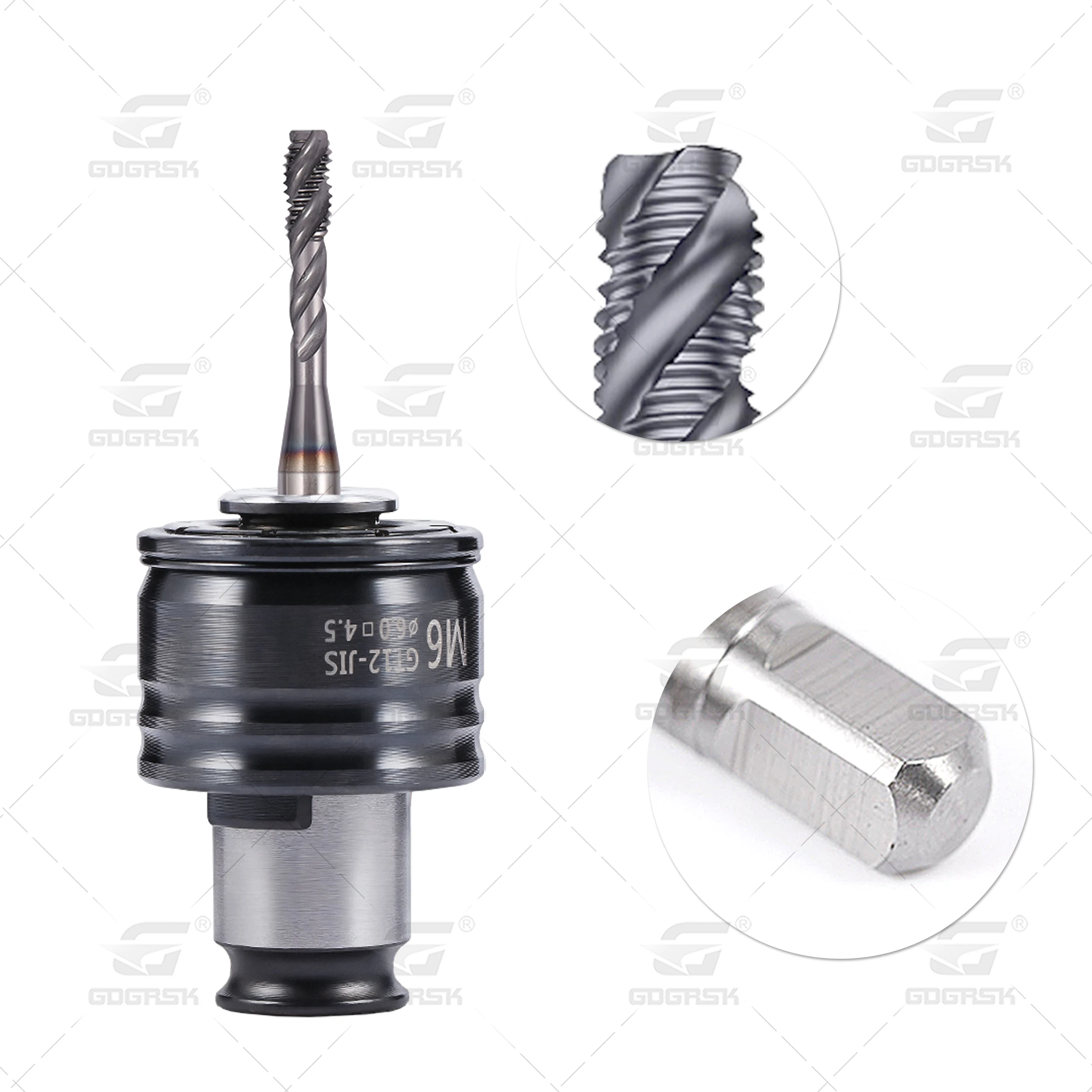 Grifo de torno CNC M3x0.5 M4x0.7 M20x2.5 serie 7777, grifo en espiral de acero inoxidable, alta dureza, cobalto que contiene grifo de punta serie 7778