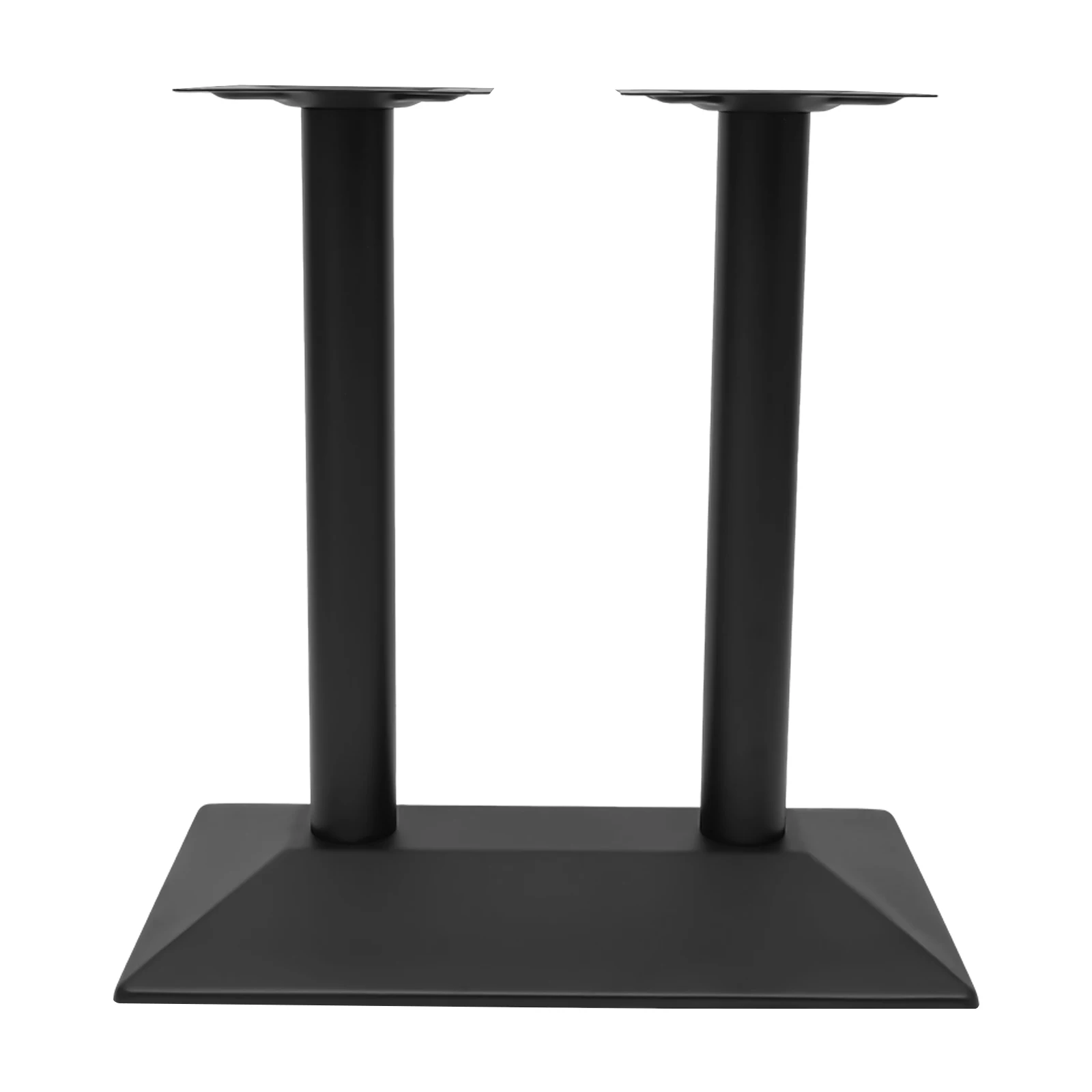 72cm Black Double-leg Table Base Steel Restaurant Table Leg Furniture Accessories for Outdoor and Indoor