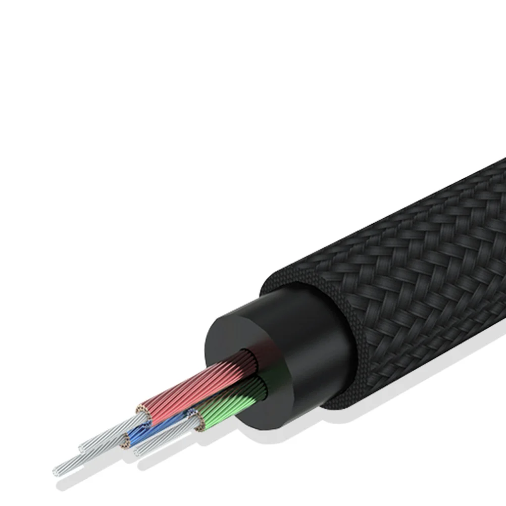 

3.5Mm 0.5 Meter Male To Female Headphone Aluminum Alloy Shell Low Signal Loss Compatible With Android Devices Aux Extension