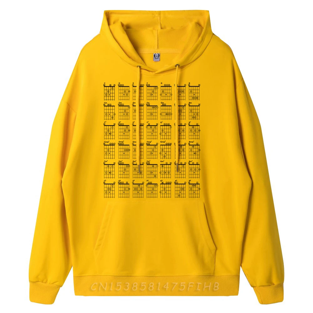 Guitar Player Chord Chart Advanced Music Theory Class Study Sports Hoodie Men Christmas Man Sweatshirts