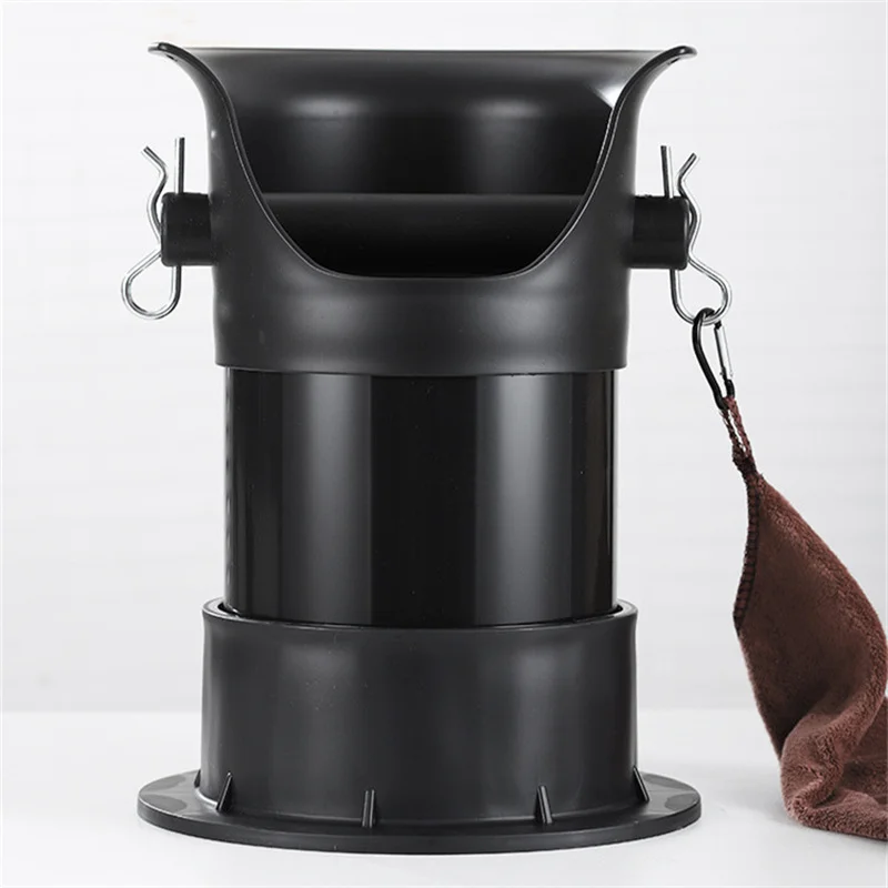 Vertical Coffee Knock Box Removable Knock Bar Shock-Absorbent Barista Tool Recycling Coffee Grounds Coffee Filter Accessories