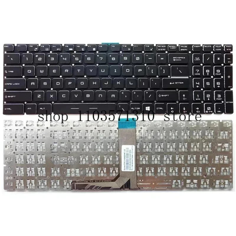 US Laptop Keyboard For MSI GL62VR GP62M GL72M GT76 GE63VR GT72VR MS-16J2 16J3 16J4 16H5 16H4 16J6 1799 1796 16J9 1792 1791 JMzm
