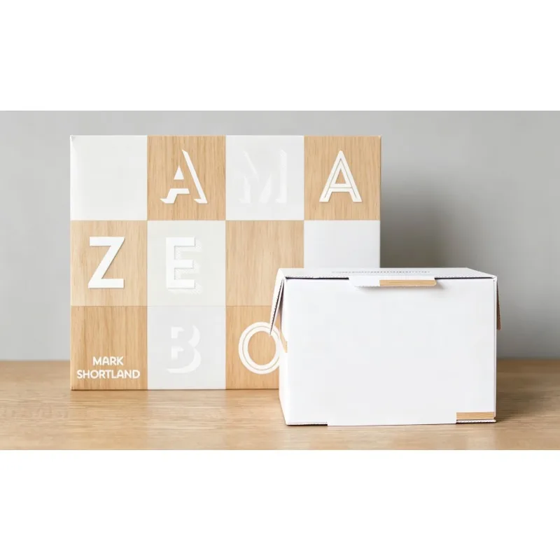 

AmazeBox By Mark Shortland Magic Tricks Props Exchange Box For Professional Magician Stage Gimmicks Illusion Mentalism Comedy