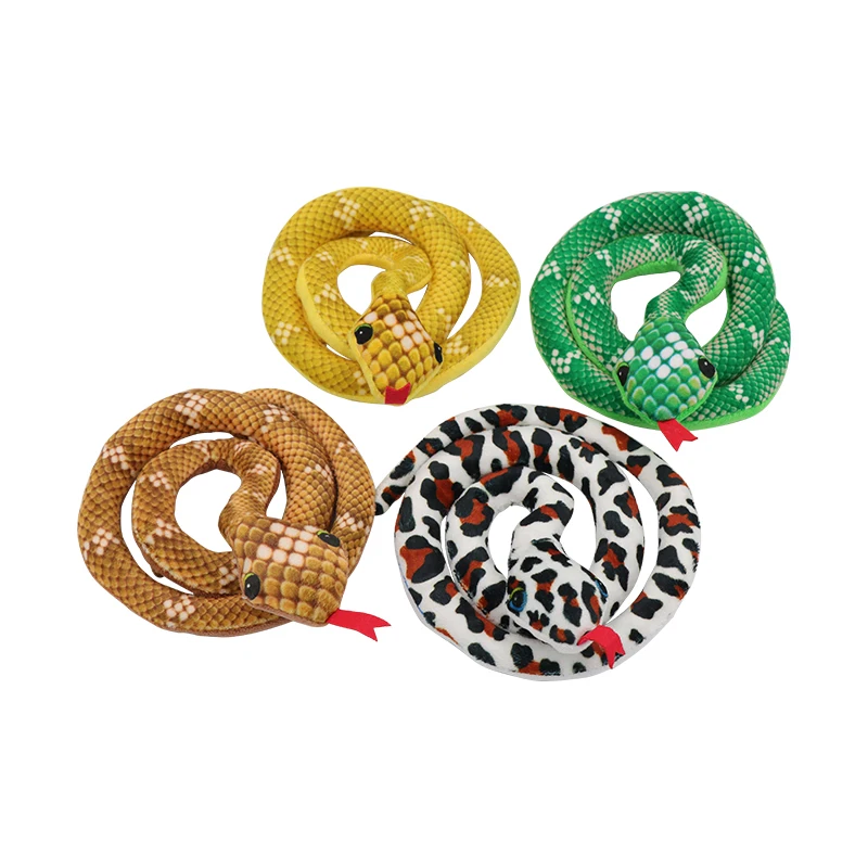 The new plush snake series of cat toys includes blaring paper bite resistant interactive fun pet supplies