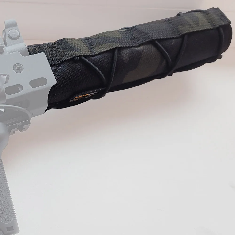7''/18cm Taktische Tarnfarben-Schalldämpferabdeckung Airsoft Schalldämpfer-Schutzabdeckung Suppressor-Abdeckung ﻿ – Detail 16