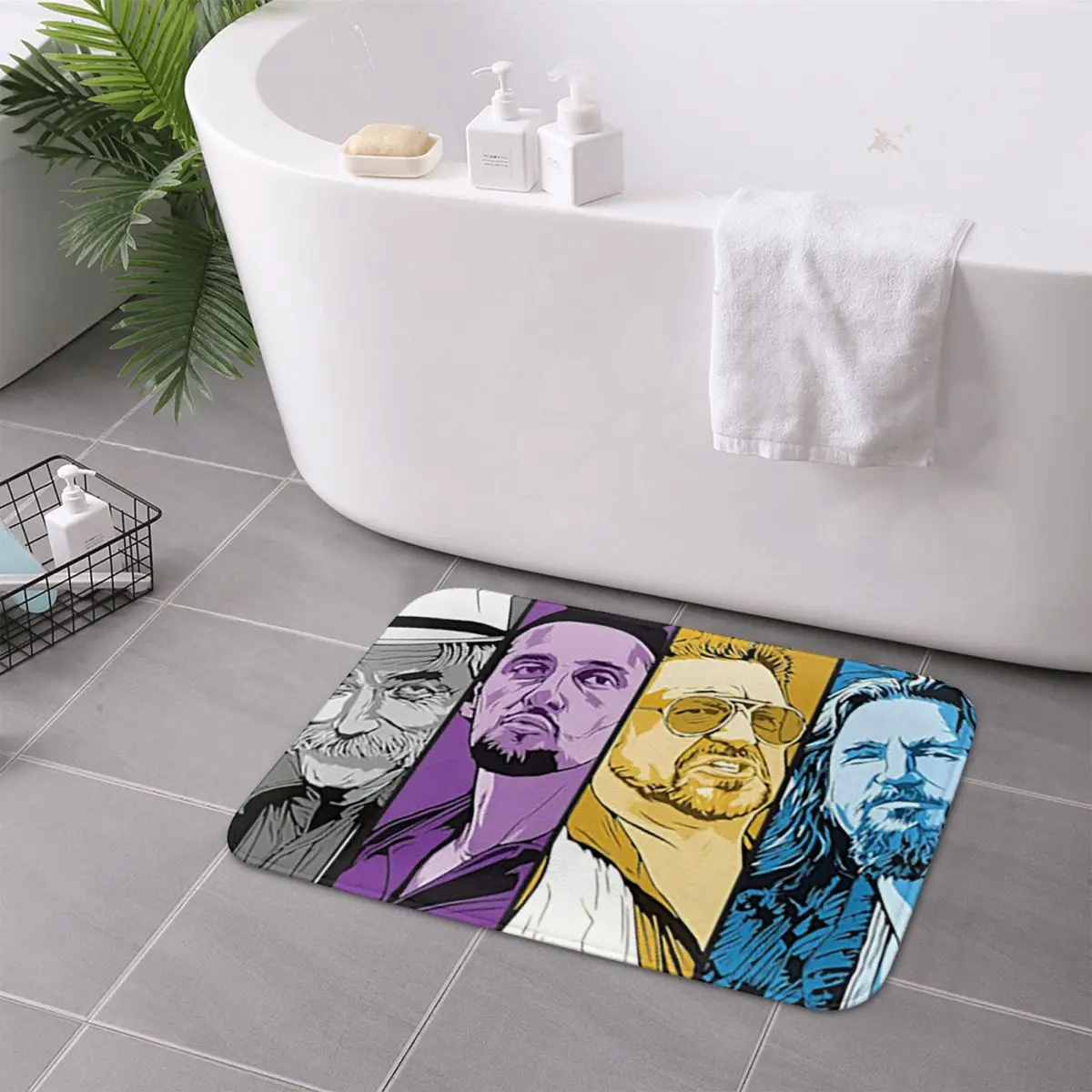 The Big Lebowski Movie Non-slip Doormat Floor Mat Absorbent Mat Carpet Rug for Kitchen Entrance Home Balcony Footpad Mats