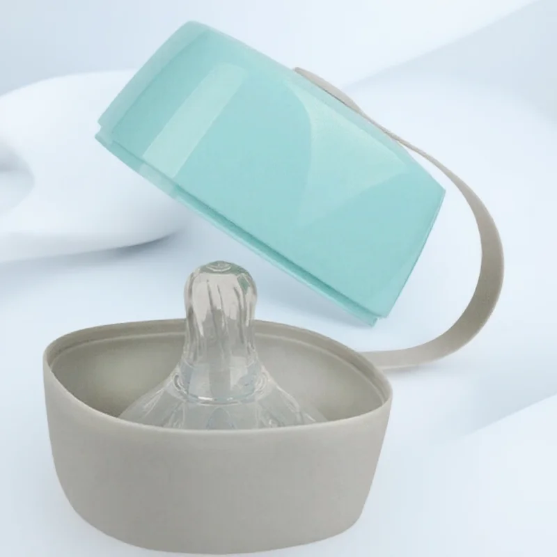 

Pacifier Storage Box Portable Teether Case Wide Mouth Baby Pacifier Organizer Musical Bite Play Box Set