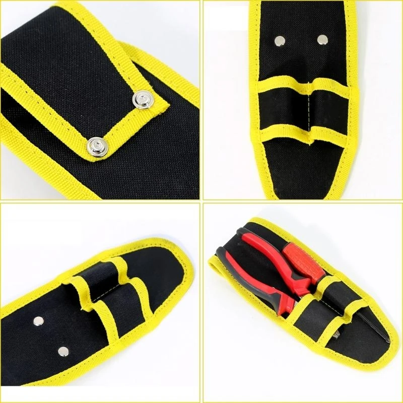

Professional Repair Electrician Waist Pack 2 Compartment Ergonomic Design Suitable For Installers Technicians Craftsmen