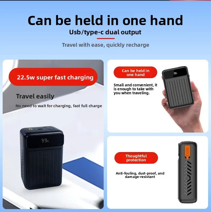 For  Heating Vest Special Battery J21-12V 16000mAh for Heating Clothing and Pants High-capacity  Lithium Battery