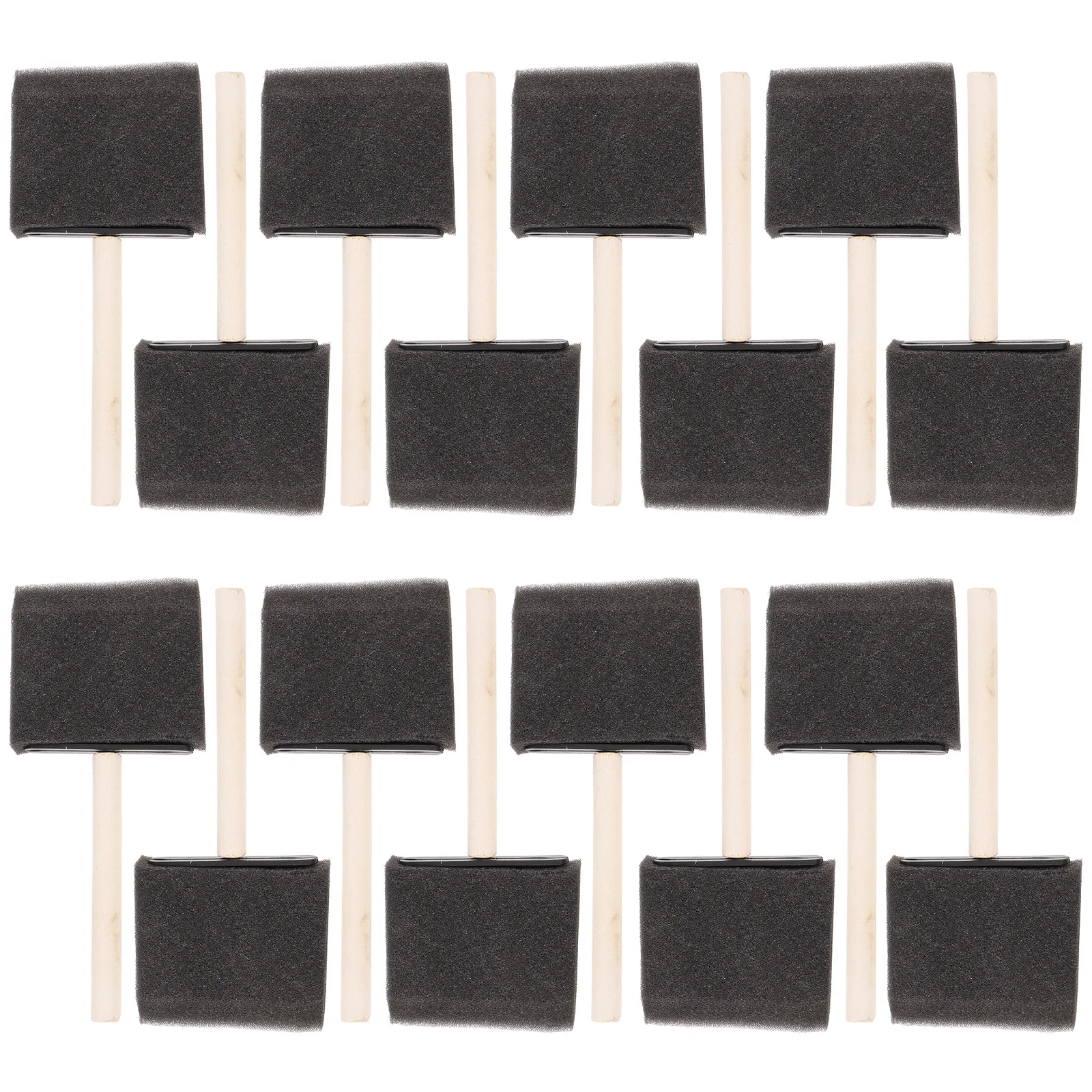 

16Pcs Sponge Brushes Portable Easy Clean Sponge Painting Tools for Creative DIY Crafts and Graffiti Drawing Supplies