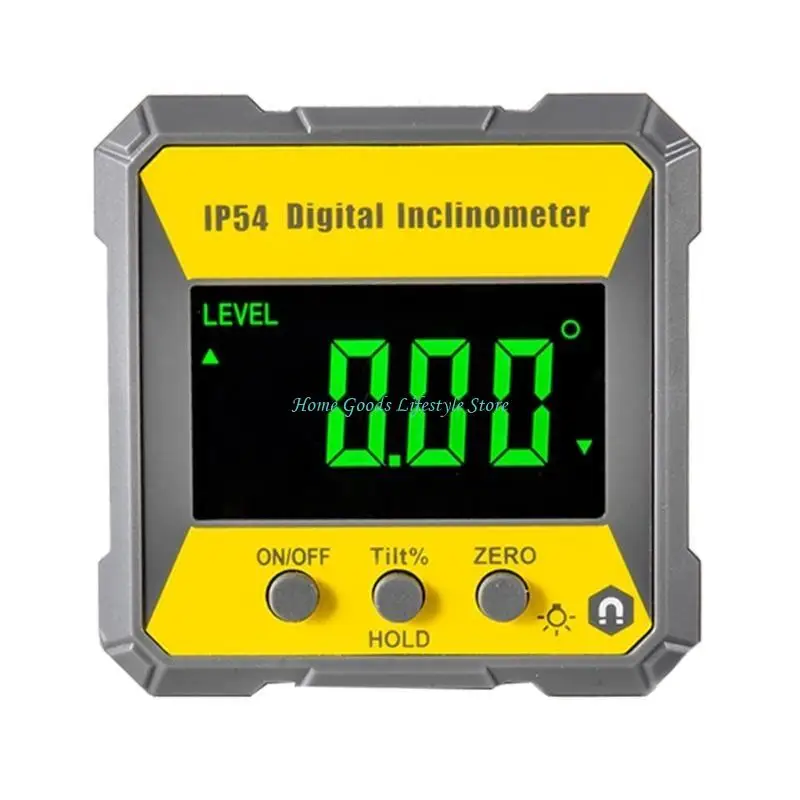 

E74E Electronic Digital Angles Gauges Protractor Digital Angles Meter Inclinometer Level IP54 Waterproof LCD Display