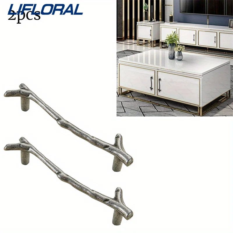 

2pcs 96mm Modern Simplicity Knobs Door Pulls Hardware Fashion Tree Branch Furniture Handle Kitchen Cabinet Handles
