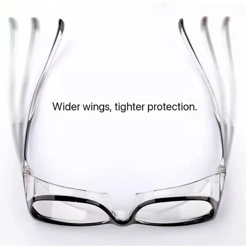 Genuine moisture chamber glasses for dry eye syndrome  Anti-sand pollen allergy Protection glasses block blue light anti-fog.