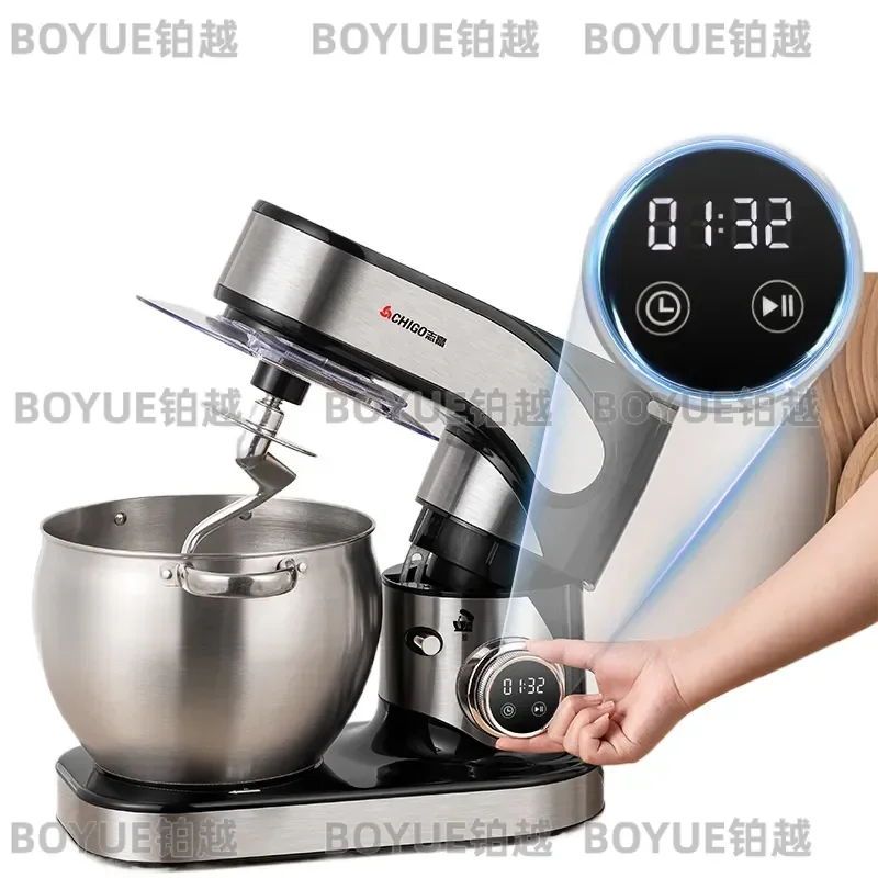 for Chigo Chef Machine 8.5L Home and Business Multifunctional Mixer Baking Kitchen Mixer Timed 12-speed speed regulation