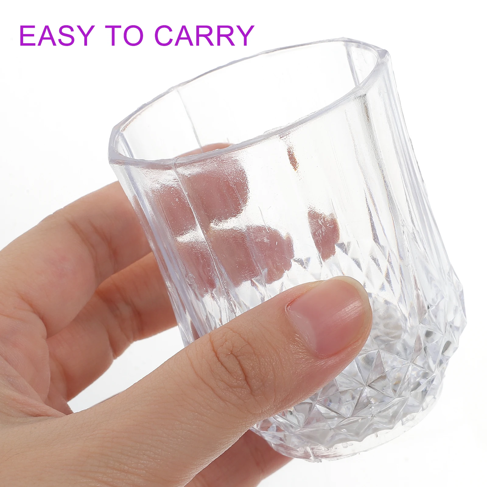 

2 Pcs Glowing Pineapple Cup Glasses LED Light Cups Plastic Night Drinking for Cocktails