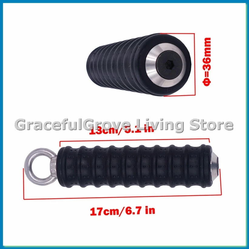 2Pcs Push Down Single Gym Handle Triceps Strength Pull Up Hand Grips for Cable Machine Attachment Arm Fitness Equipment-ABFB