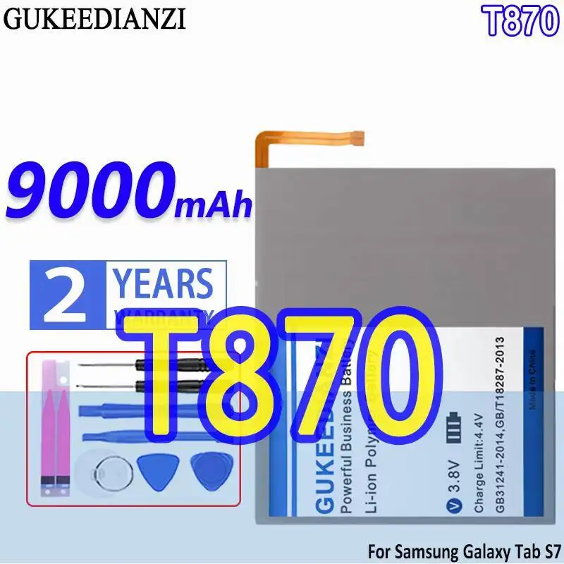 

Tablet Battery Safe 9000Mah For Samsung Galaxy Tab S7 11 SM-T875 T870 EB-BT875ABY