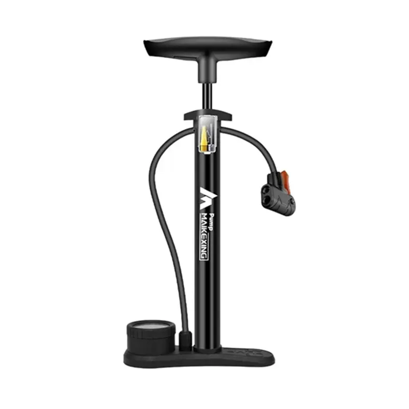 

A51Q-Multi-Functional Bike Pump 160PSI High-Pressure Inflator With 3In1 Nozzle For Bicycles And Cars Includes