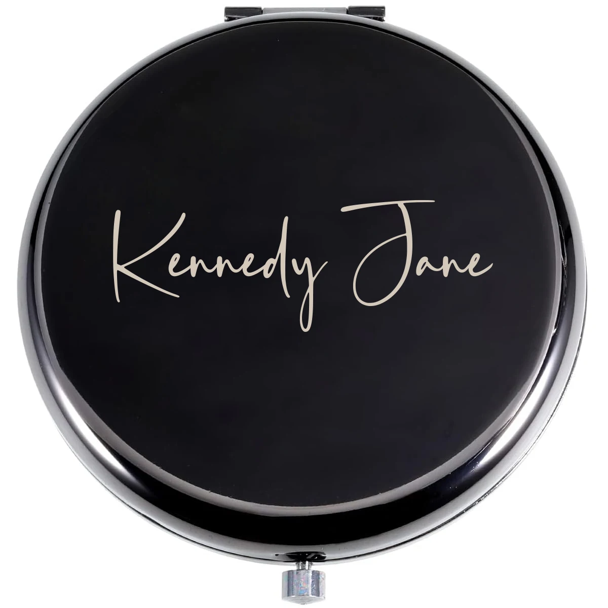 1pc Colorful 4 style Personalized Text Laser engraving Mirror With Name Makeup Mirror Wedding Party Gifts