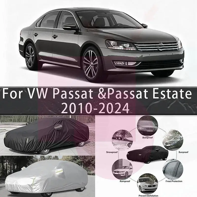لسيارة VW Passat & Passat Estate 2010 2024 حماية خارجية مقاومة للماء والغبار كاملة مماثلة لغطاء الثلج وأغطية السيارات