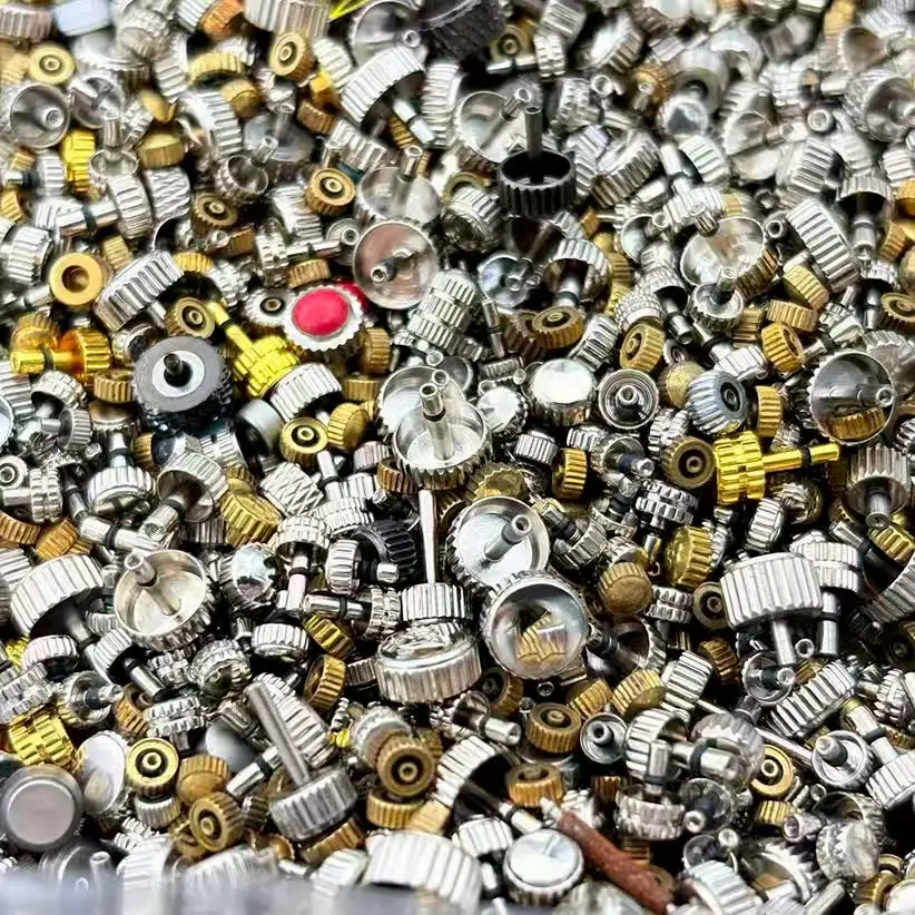50/100 Mixed Watch Accessories Handle Head Set, Randomly Shipped DIY Craft Supplies, Miscellaneous Watch Parts for Customization