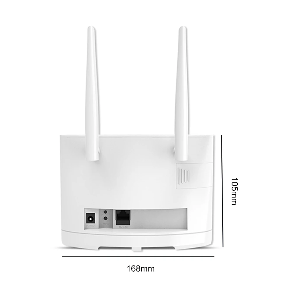 R311 4G เราเตอร์ไร้สายโมเด็มไร้สาย300Mbps เสาอากาศภายนอกพร้อมการเชื่อมต่อซิมช่องเสียบบัตรอินเทอร์เน็ตที่ครอบคลุมกว้างสำหรับสำนักงานบ้าน