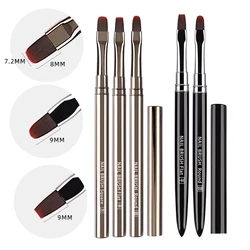 1/2/3Pc Nail Art Brush Glue Phototherapy Pen UV Gel Brush Pen Acrylic Nail Painting Drawing Brush Professional for Manicure