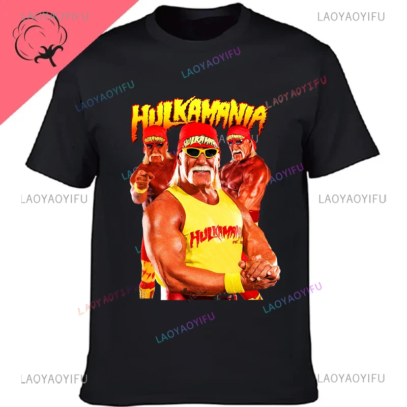 Hulkamania Wrestling Fashion Punk Gothic Cotton 100% T-shirt from Hulkamania