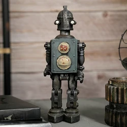 American retro robot model ornaments home living room TV cabinet wine cabinet window decorative ornaments crafts