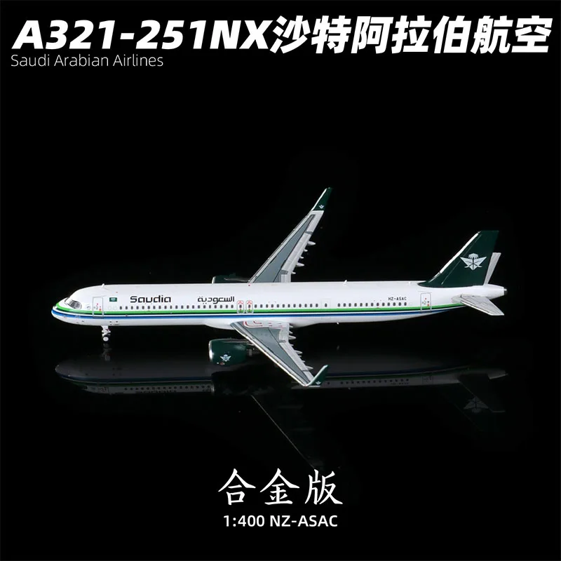 

Panda Model Airbus A321 Saudi Arabian Airlines 1:400 Alloy Aircraft Model HZ-ASAC Gift