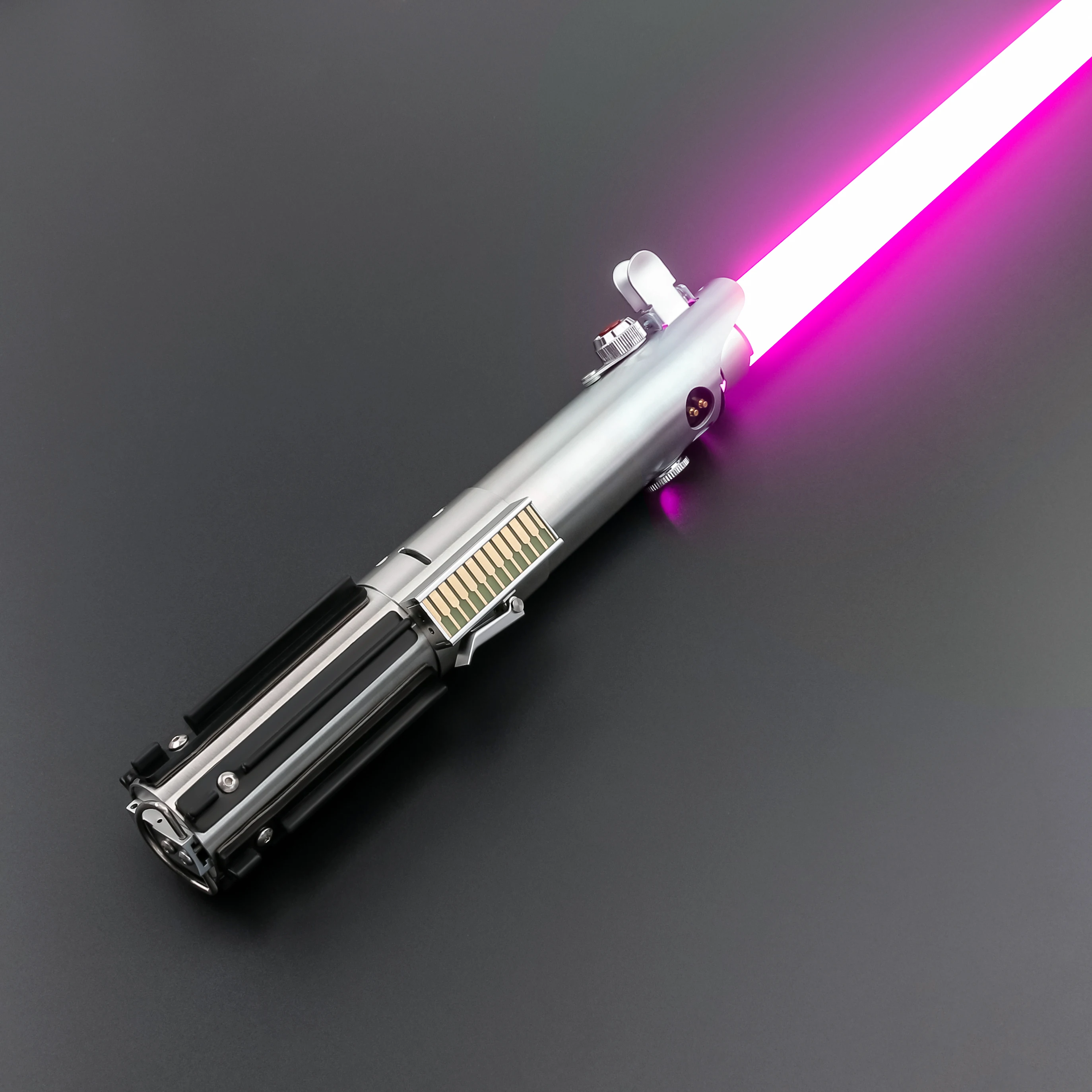 TXQSABER Lightsaber LUKE EP7 Replica RGB Pixel Lasersword Heavy Dueling Metal Handle FOC Blaster Light Sword for Cosplay Toys