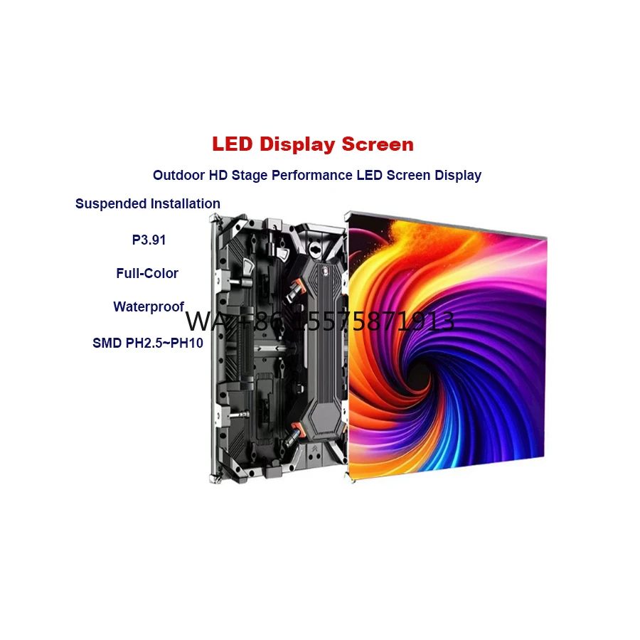 

P3.91 rge Заводской индивидуальный светодиодный дисп и экран SMD Полноцветный светодиодный уличный светодиодный экран Дисплей и водонепроницаемый для музыкальных выступлений