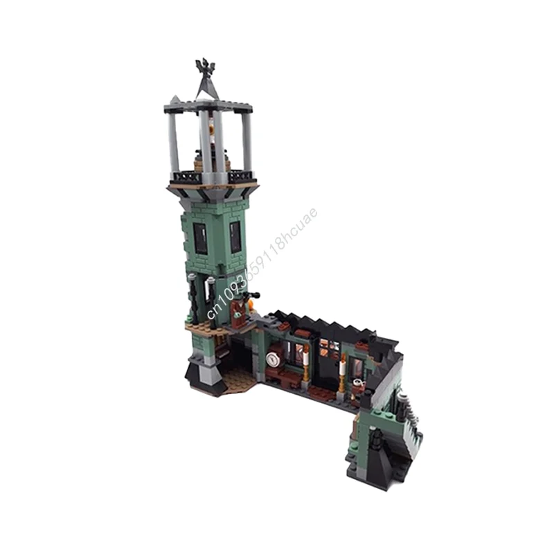 730 個 MOC ホーンテッド灯台 nan モデルビルディングブロッククリエイティブ建築クラフトおもちゃレンガクリスマスギフト