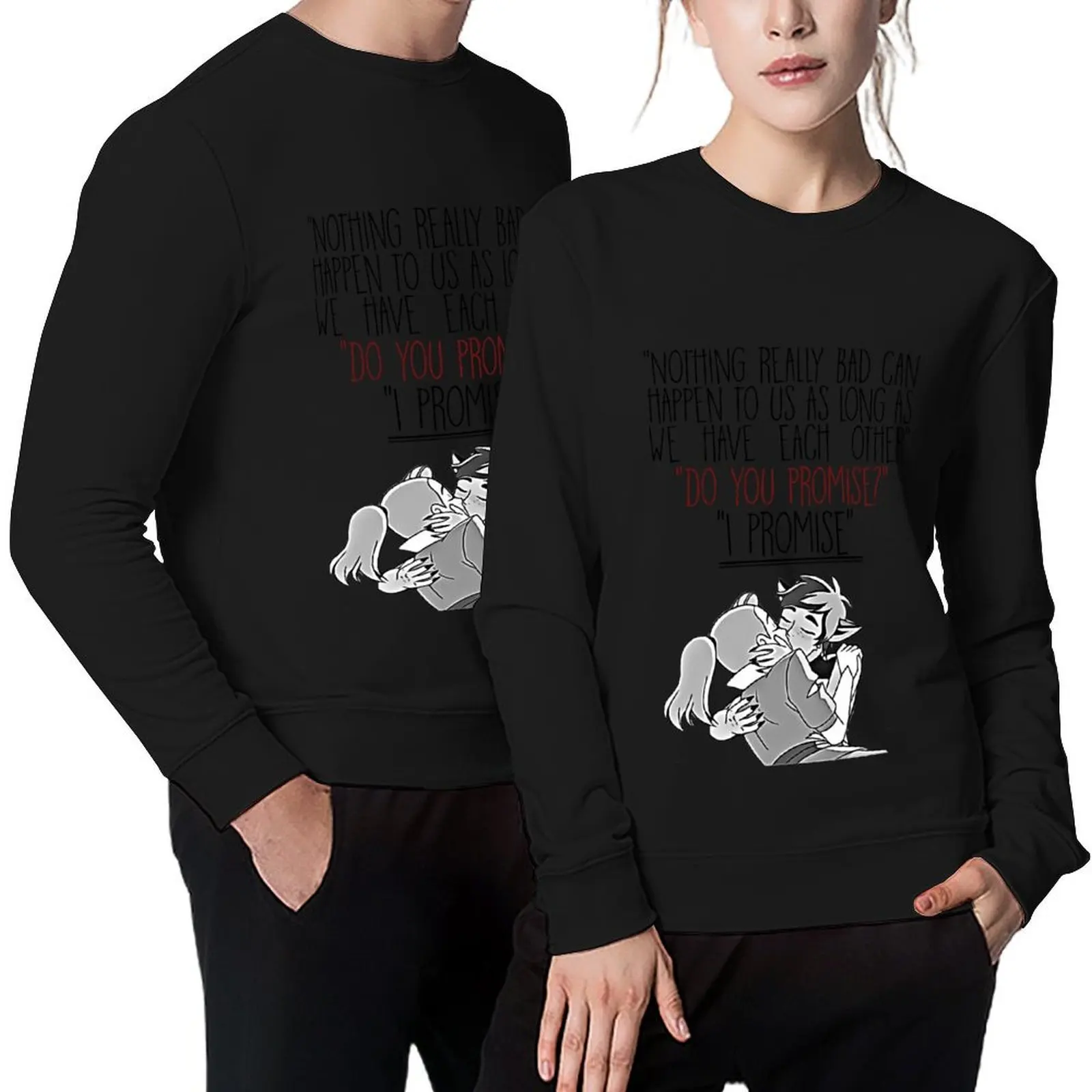 

Catradora - You promise - Catra and Adora Pullover men's autumn clothes korean style clothes men's clothes new sweatshirts