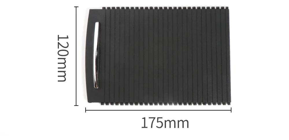 Für BMW E92 E93 M3 Auto Hinten Konsole Ablage Abdeckung Trim Abdeckung Rutsche Rollo Abdeckung Wasser Tasse Halter Vorhang 51166963913 – Detail 2