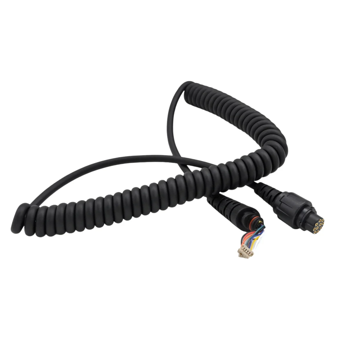SM25A1 Microphone Extend Cable 10 Pin for HYT MD780 MD650 MD655 MD652i RD960 RD620 MD655 Radio Stretchable Cord Accessory