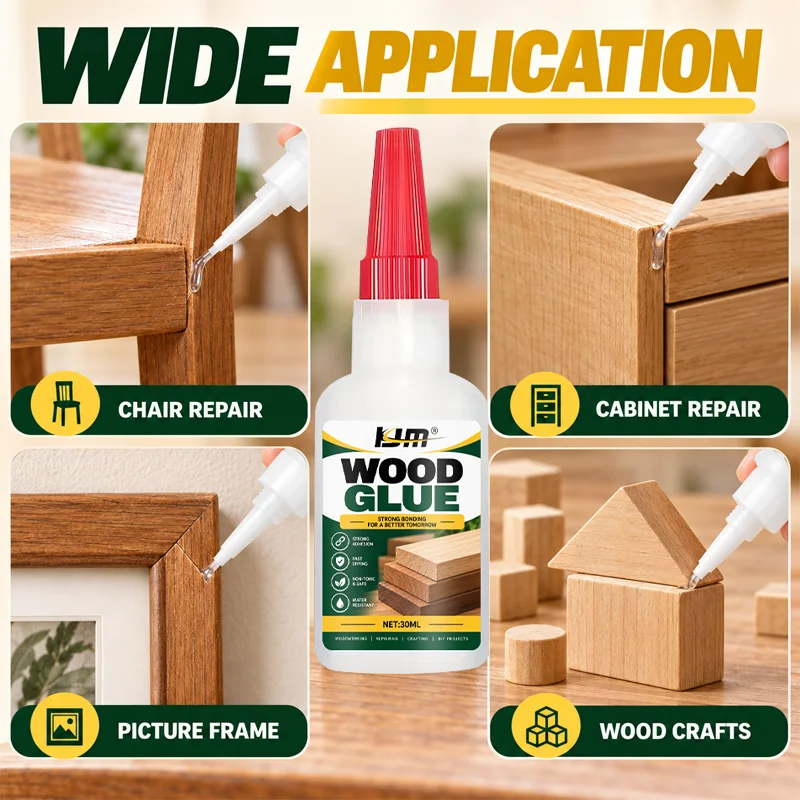 Cola para madeira, adesivo de - Woodworking Quick Glue avaliação e preço