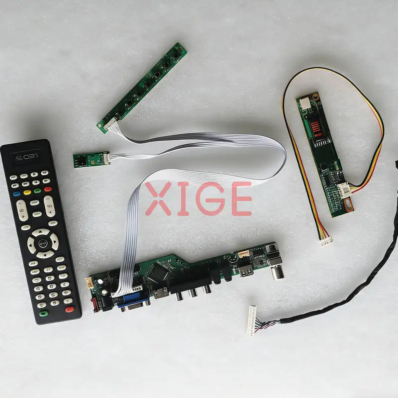 

For B154PW01 B154PW02 LTN154X7 LP154WP1 Matrix Controller Drive Board DIY Kit 1440*900 1CCFL HDMI+VGA+AV+USB 1440x900 LVDS-30Pin