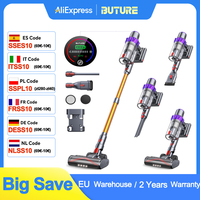 BUTURE 500W 48Kpa Suction Power Handheld Cordless Wireless Vacuum Cleaner for Home Appliance 1.5L Dust Cup Removable Battery