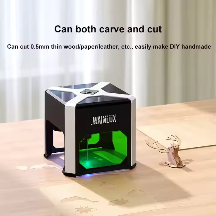 K6 آلة وسم سطح المكتب الصغيرة المحمولة الكهربائية الليزر حفارة للخشب والجلود مجلس ديود نوع الليزر يدعم AI LAS جديد #1