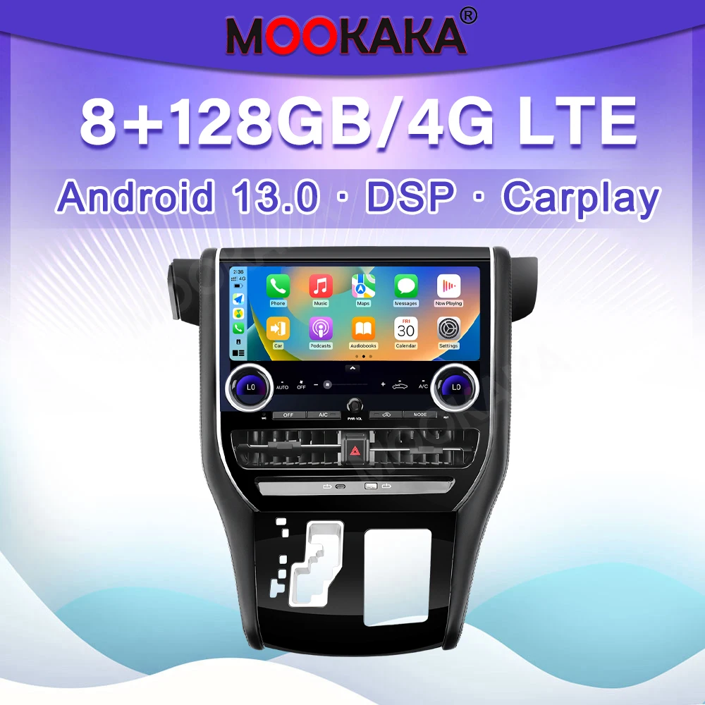 13.1'' For Toyota Alphard 20 Series 2008-2012 Car Multimedia Player GPS Navigation Wireless Carplay Android 13 Car Radio 6G+128G