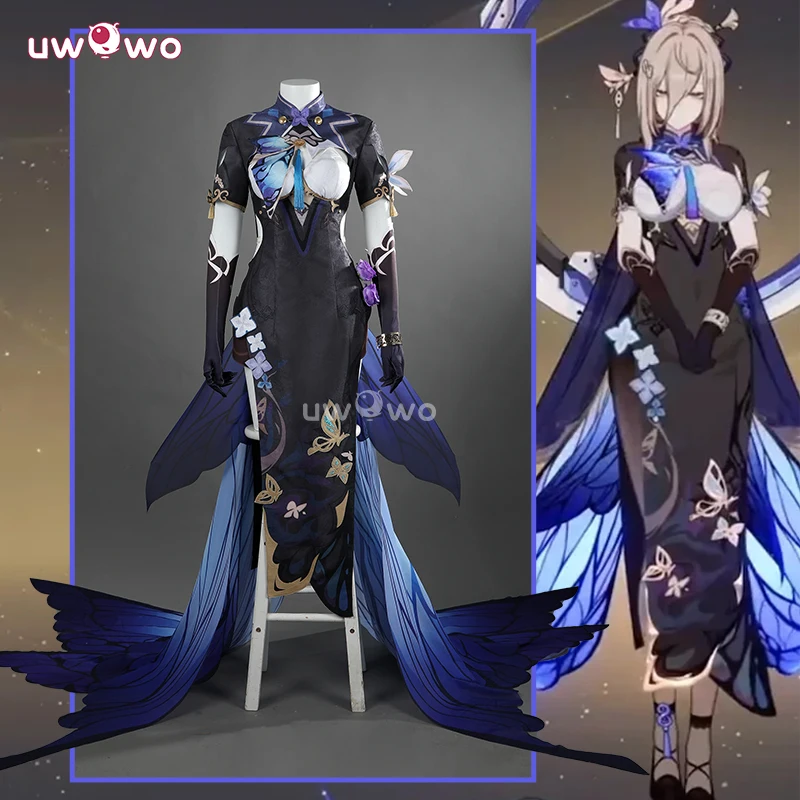 

UWOWO Collab Series: Aponia Cosplay Honkai Impact 3 Aponia Butterfly Dreams Cosplay Costume Halloween Costume