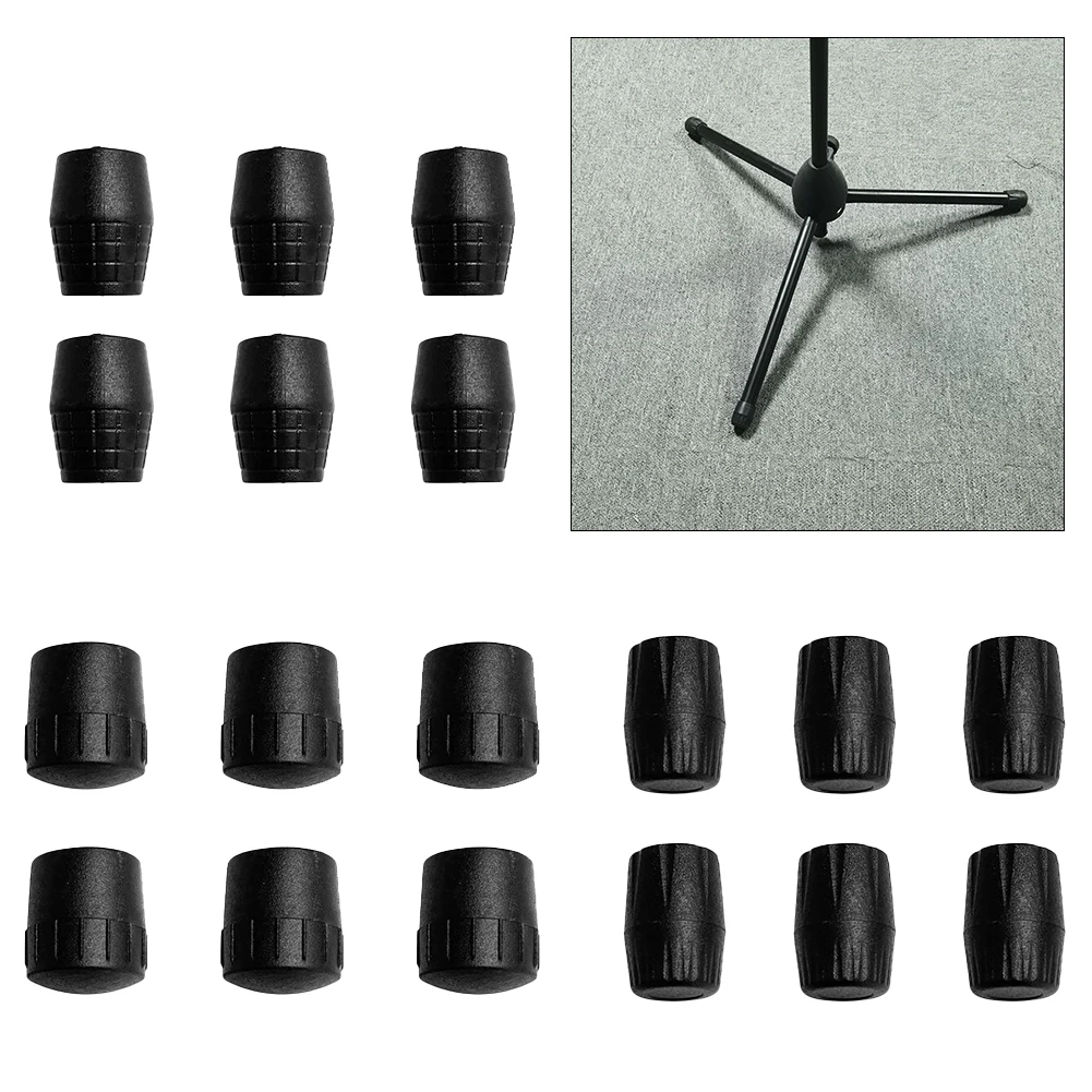 Microphone Stand Accessories Six Pack of Rubber Foot Pads to Enhance Performance and Prevent Slipping During Use