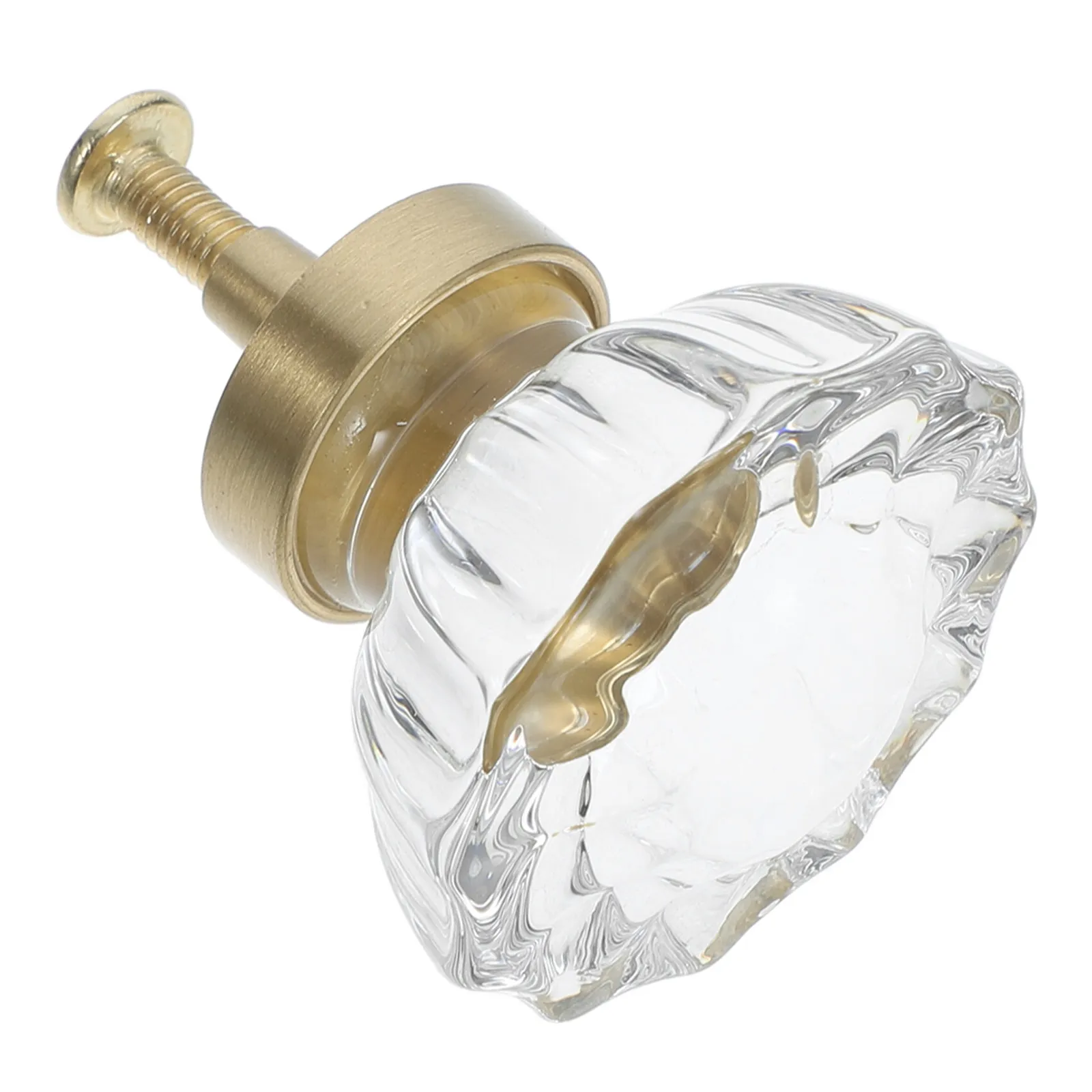 Crystal Cabinet Knobs Brass Drawer Pulls Clear Vintage Dresser Handles Modern Minimalist Kitchen Vanity Bedroom Furniture