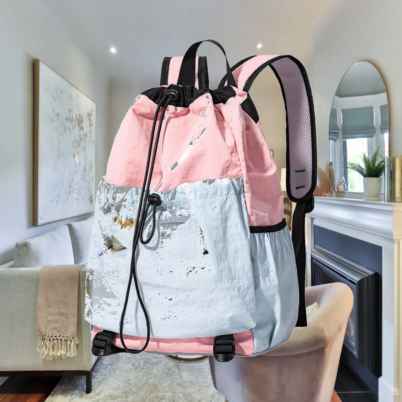 Multi Racket Backpack Portable Tennis Bag Oxford Cloth Carrying Sports Backpack for Badminton Pickleball Players