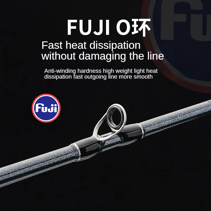 40T Carbon Full FUJI Guide Ultralight Soft Egi Rod Squid Lure Rod 1.7m Squid Egging Casting Fshing Rod