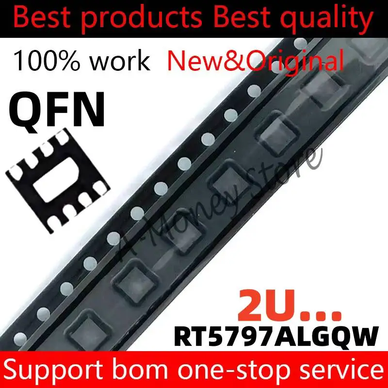 (5-10pcs)RT5797ALGQW RT5797AL RT5797A 2UA 2UC 2UK 2U.. QFN-8