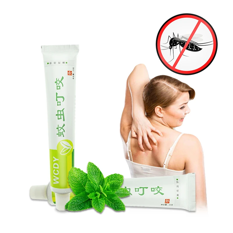 

1pcs Mint Mosquito Bites Cream Anti-itch Ointment Anti-inflammatory Soothing Skin Redness & Swelling Allergy Cooling Cream S003