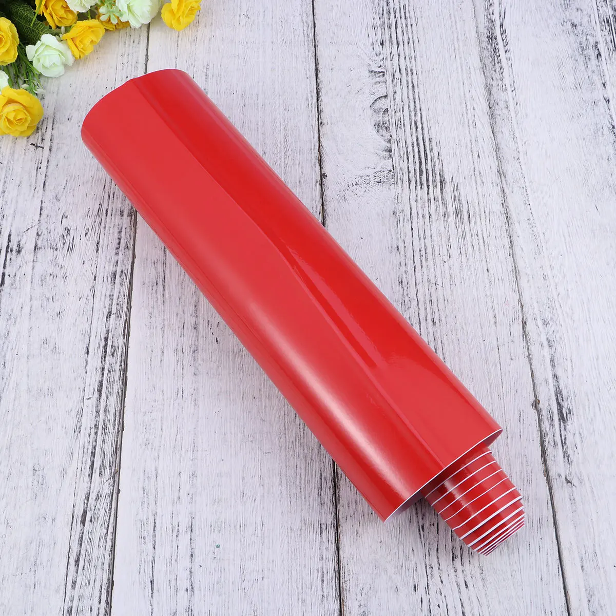 

Wrap Film Glossy Waterproof Pvc Sticker For Pvc Car Sticker Motorcycle Auto Body Modification Bright Red 50X152Cm